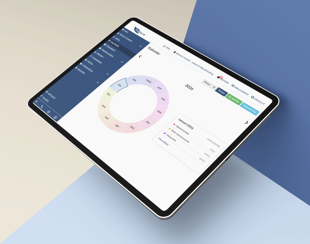 Reduca | Plattform | Styrelsearbete